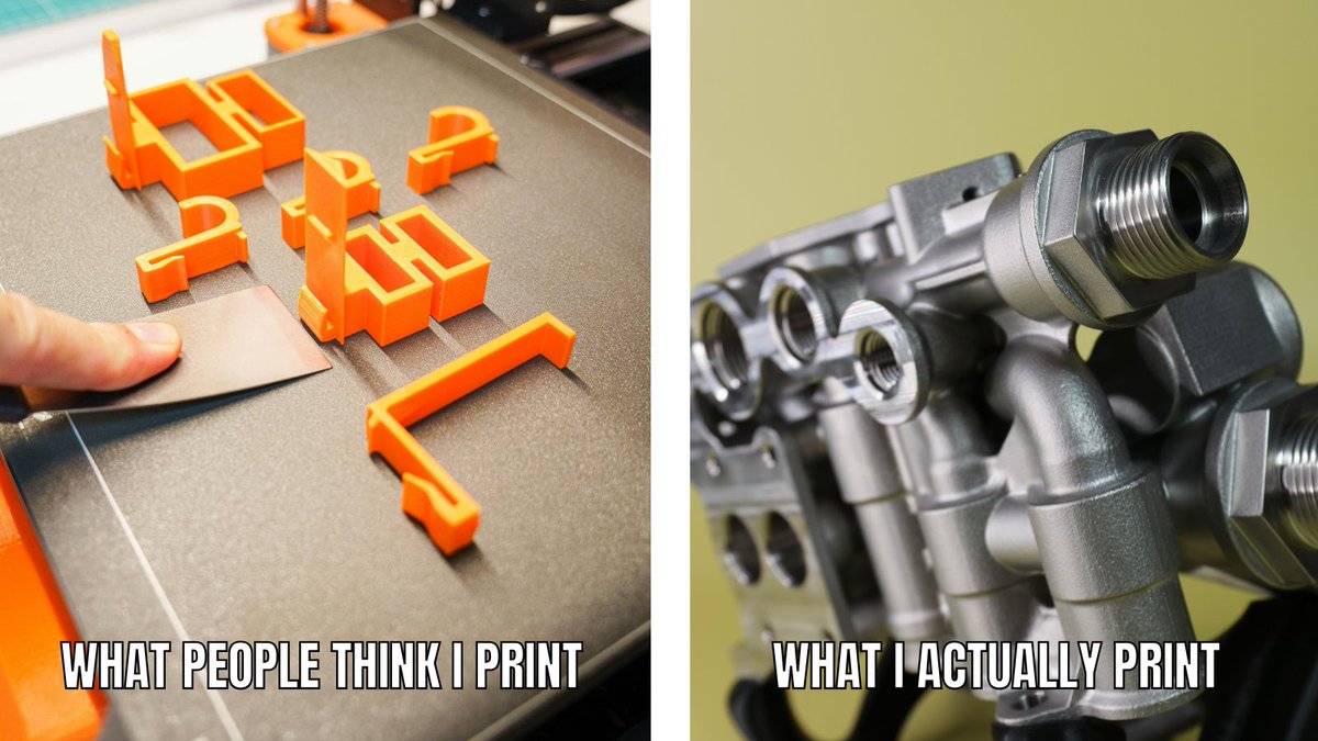 EOS3DPrinting's tweet image. We love your nephew’s basement printer… and it’s a great introduction to the possibilities of #3Dprinting. But #additivemanufacturing can go so much further... from #aerospace parts to integrated hydraulic manifolds, AM is reshaping entire industries.✨
 
#FutureIsAdditive