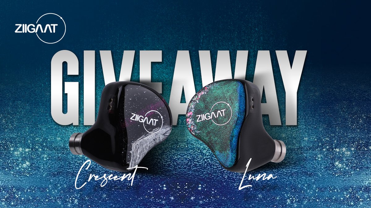 ziigaat's tweet image. 🎉 November Giveaway! 🎉

We’re giving away the Crescent and Luna IEMs, both winners of the VGP 2026 Award, to TWO lucky winners! 🎧

How to enter:
1️⃣ Follow us @ziigaat
2️⃣ Like and retweet this tweet ❤️🔁
3️⃣ Comment which ZiiGaat product you’d love to experience the most!…