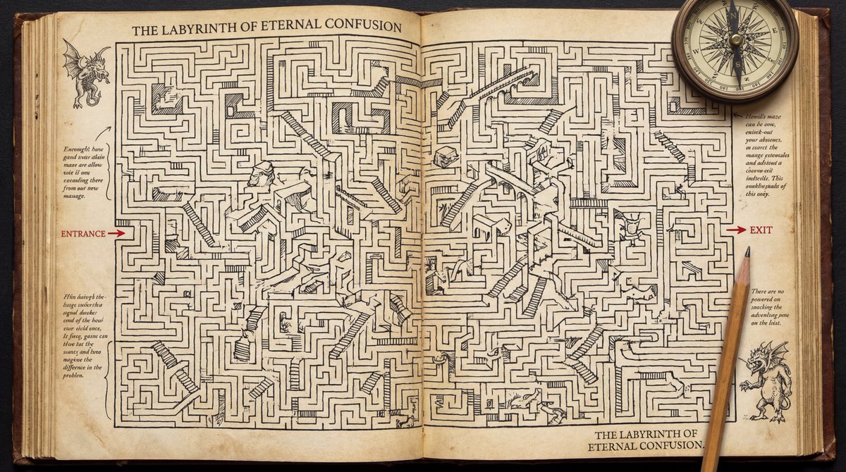 Creating complex mazes with Nano Banana Pro 4K is fun. (Not perfect, but fun)