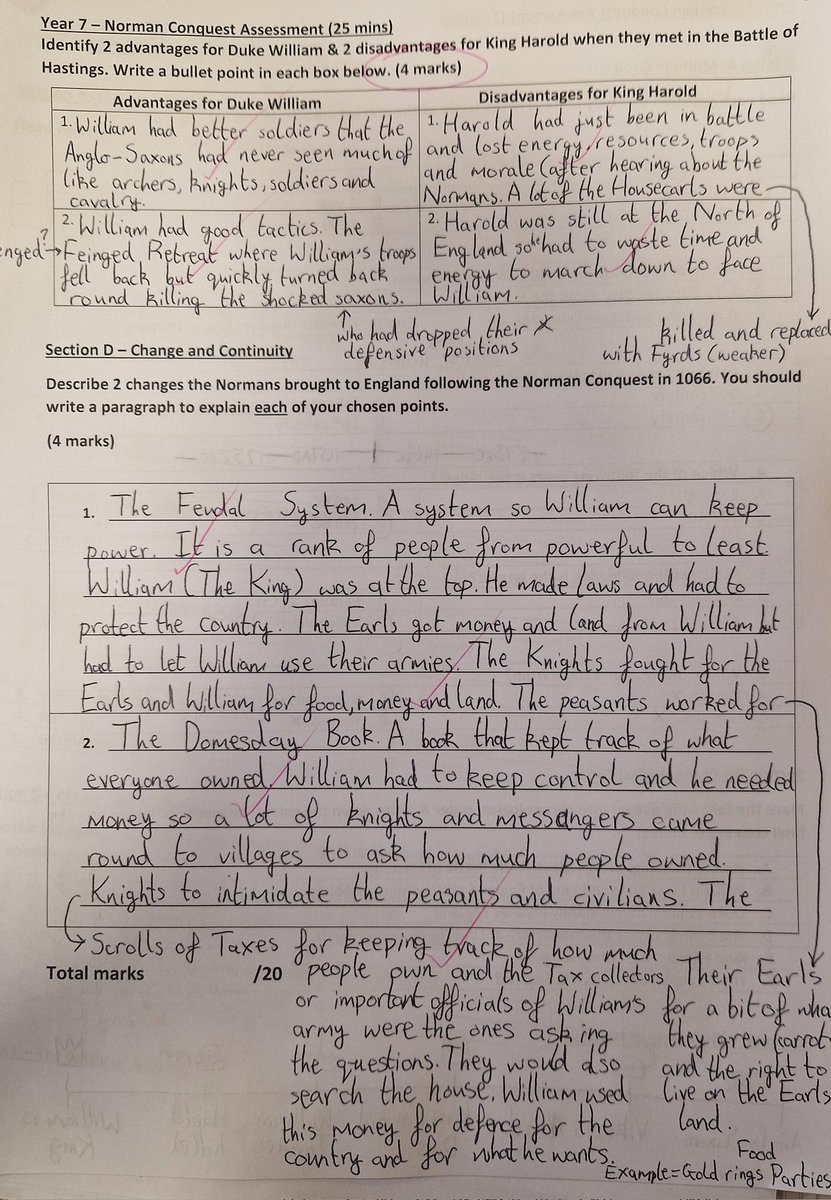 A year 7 student made the most amazing mind map for revision last week (look at how it is colour coded!)... Look at the detail he has put in to this week's assessment. A-MAZ-ING