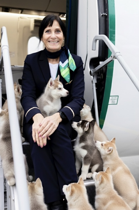 TALPoland's tweet photo. flywideroe - Any extra four legged colleagues??  Yes please 🐕🦮🐕‍🦺
#puppytrend https://t.co/unIVmMJkr0