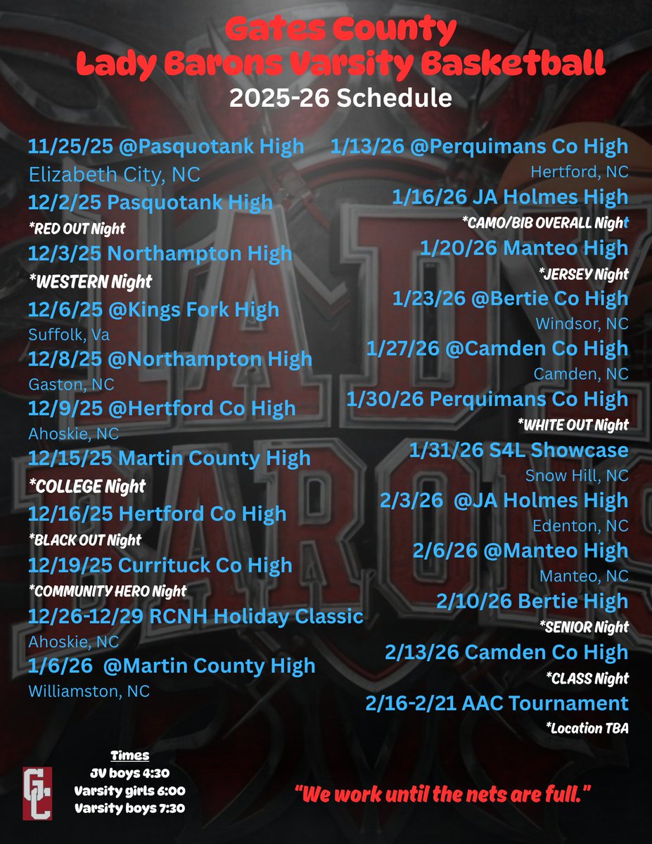 Gates Co High WBB tweet media