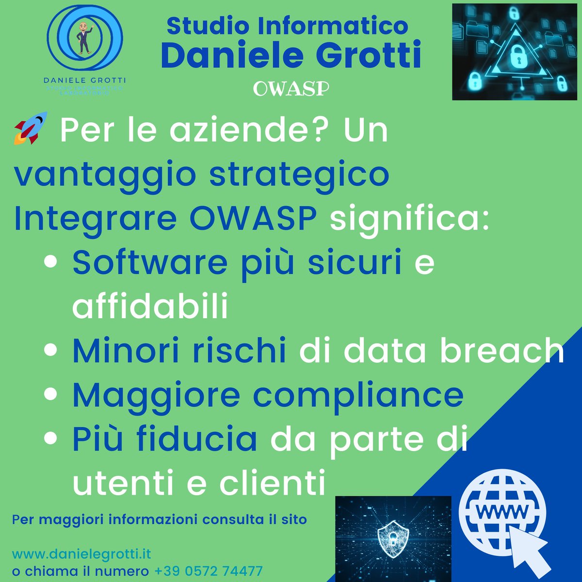 StudioIT_DG's tweet image. 🛡 𝑶𝑾𝑨𝑺𝑷: 𝑳𝒂 𝒃𝒂𝒔𝒆 𝒅𝒆𝒍𝒍𝒂 𝒔𝒊𝒄𝒖𝒓𝒆𝒛𝒛𝒂 𝒂𝒑𝒑𝒍𝒊𝒄𝒂𝒕𝒊𝒗𝒂 𝒎𝒐𝒅𝒆𝒓𝒏𝒂
.
#OWASP #CyberSecurity #AppSecurity #OWASPTop10 #WebSecurity #SoftwareSecurity #consulenteIT #massaecozzile #pistoia #montecatiniterme #studioinformatico #studioinformaticodg