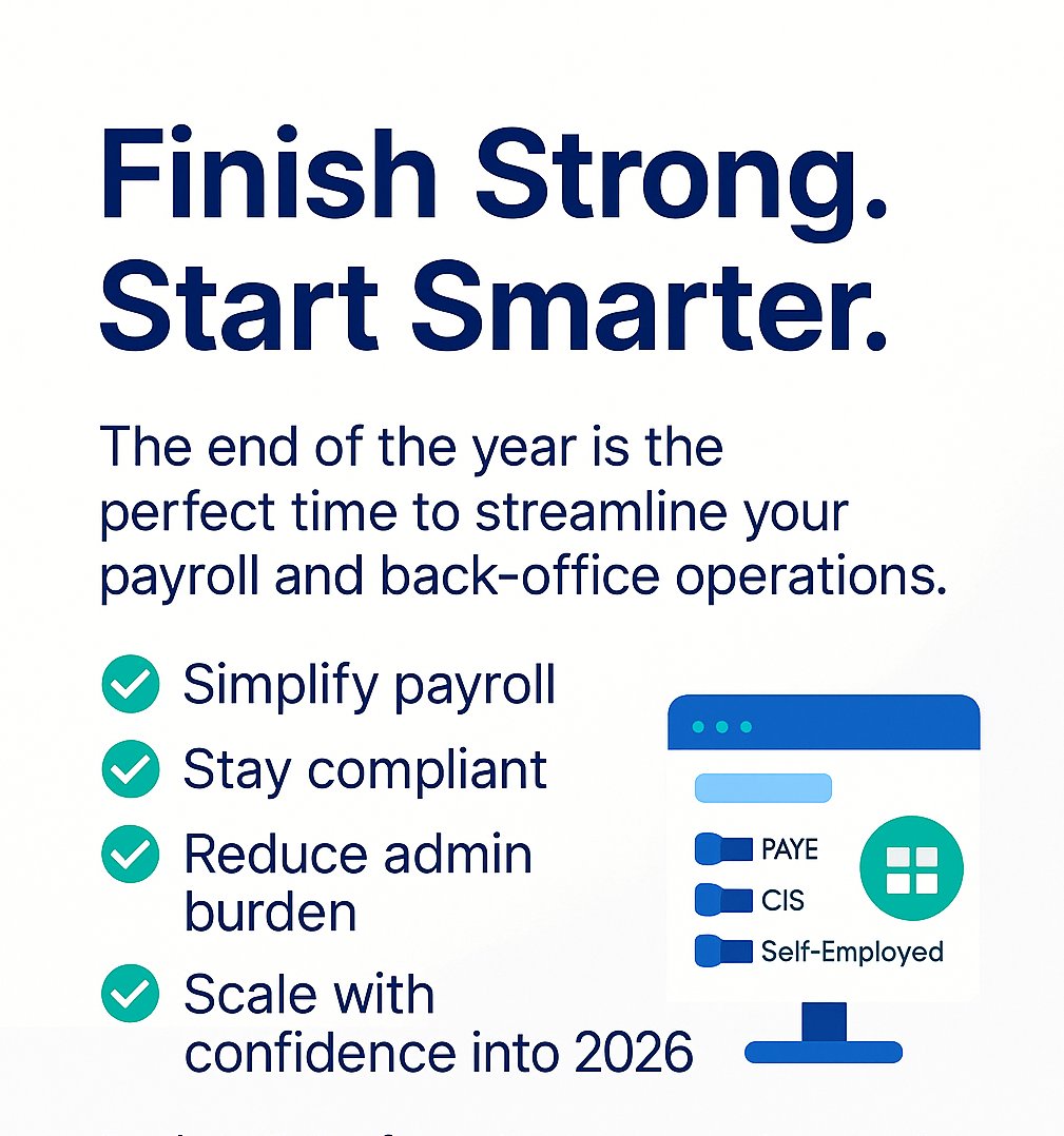 accentratech's tweet image. The end of the year is the perfect time to streamline your payroll and back-office operations.

📞 Let’s talk before the year ends — and give your business the upgrade it deserves.

📲 Contact us – link in bio

#PayrollSoftware
#BackOfficeSolutions
#HRCompliance
