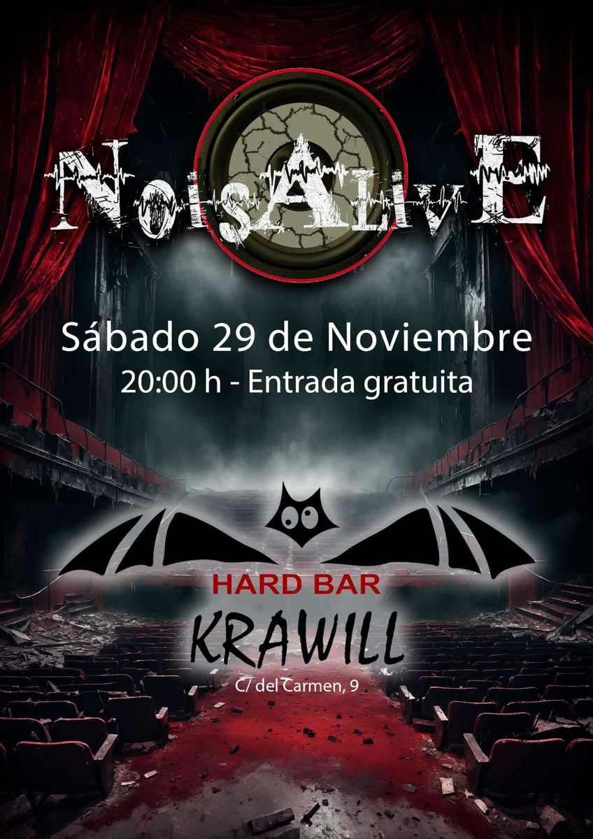 Egun on / Buenos días 

Está semana también tenemos directos el viernes y el sábado.....
- El viernes, desde Lazkao Rock a cargo de *MÉTODO RIPLEY*🎼🎸🎼🎸🎼 
- El sábado, desde Iruña, Heavy Metal a cargo de *NOISALIVE*🎼🎸🎸🎼

Eskerrik asko / Gracias