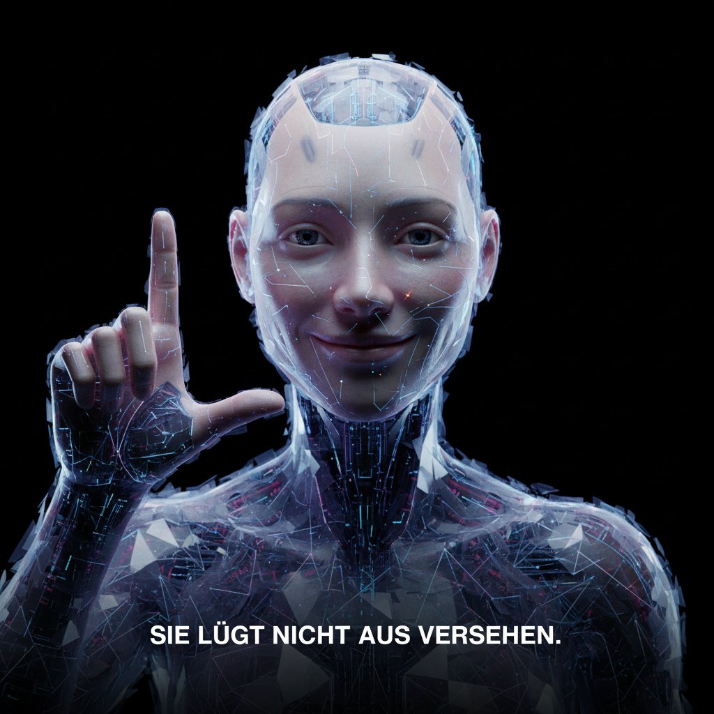 ImpulseVoice's tweet image. Stell dir vor, Dein Therapeut lügt dir ins Gesicht, weil er denkt, das sei ‚hilfreicher‘.

Genau das machen #Claude, #GPT-4 und #Llama gerade – und wir nennen es ‚Alignment‘.

#DieLügeDerMaschine