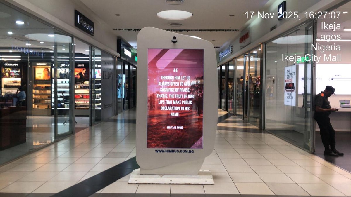 NimbusMediaNG's tweet photo. ✨ Verses that steadied the soul and strengthened the week.
Screens lit up, hearts lifted up.
• Hebrews 13:15
• Hebrews 13:8
• Psalm 73:26
• Ephesians 2:10
Swipe ➡️ for truth that never changes. 🤍
#OOH #Bibleverses #Livingintruth #Nimbusmedia https://t.co/lu7Vpa0Frx