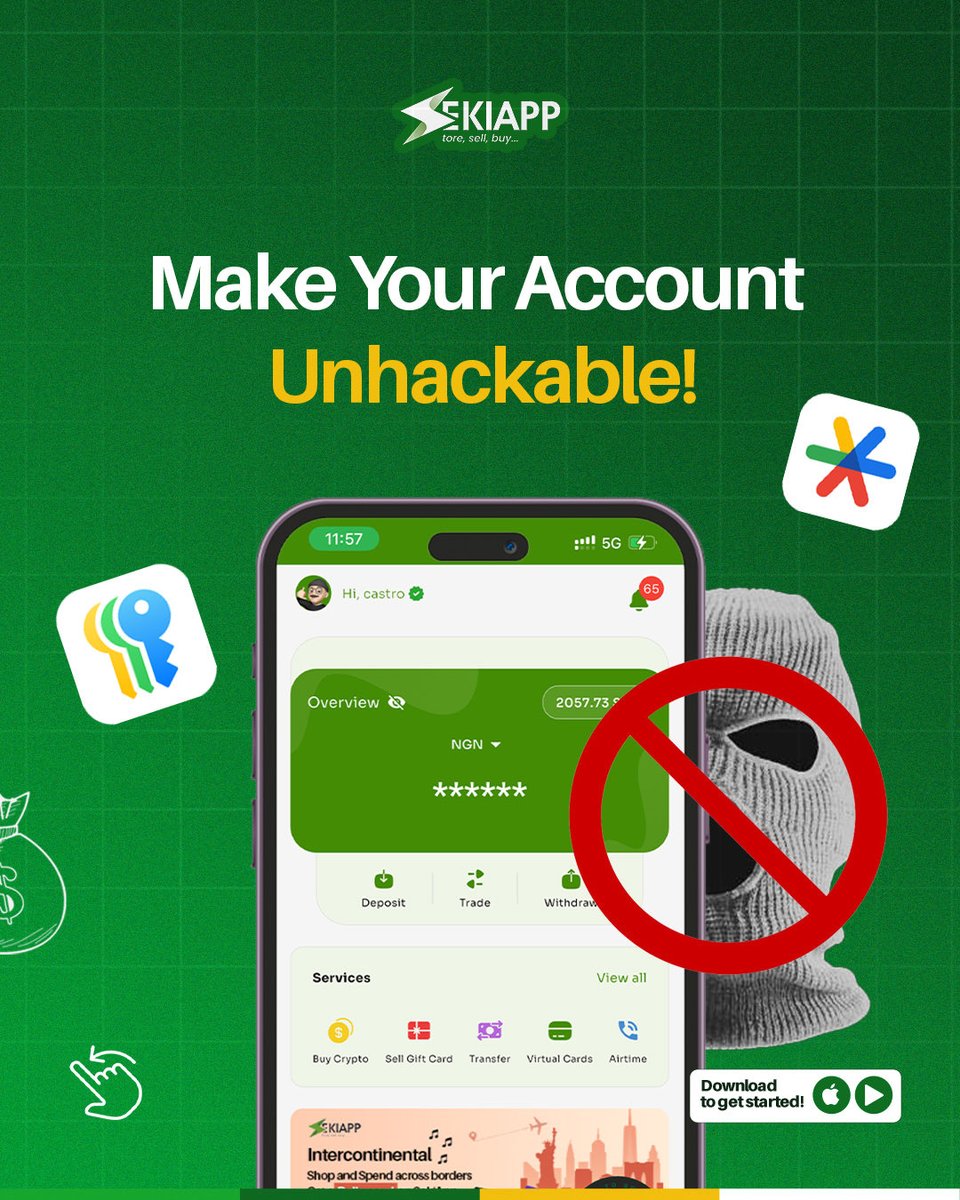 Seki_APP's tweet image. Your money shouldn’t be an easy target. 🔐

Level up your security with two simple moves:
Strong Transaction PIN ✔️
2FA turned ON ✔️
That’s how you make your account unhackable

Protect your assets the smart way — activate 2FA on SekiApp today. ⚡💛
#SekiApp #AccountSecurity