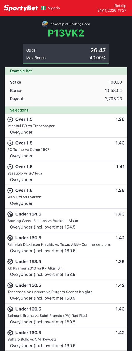 Dhavidtips's tweet image. Good luck let’s win 🏆