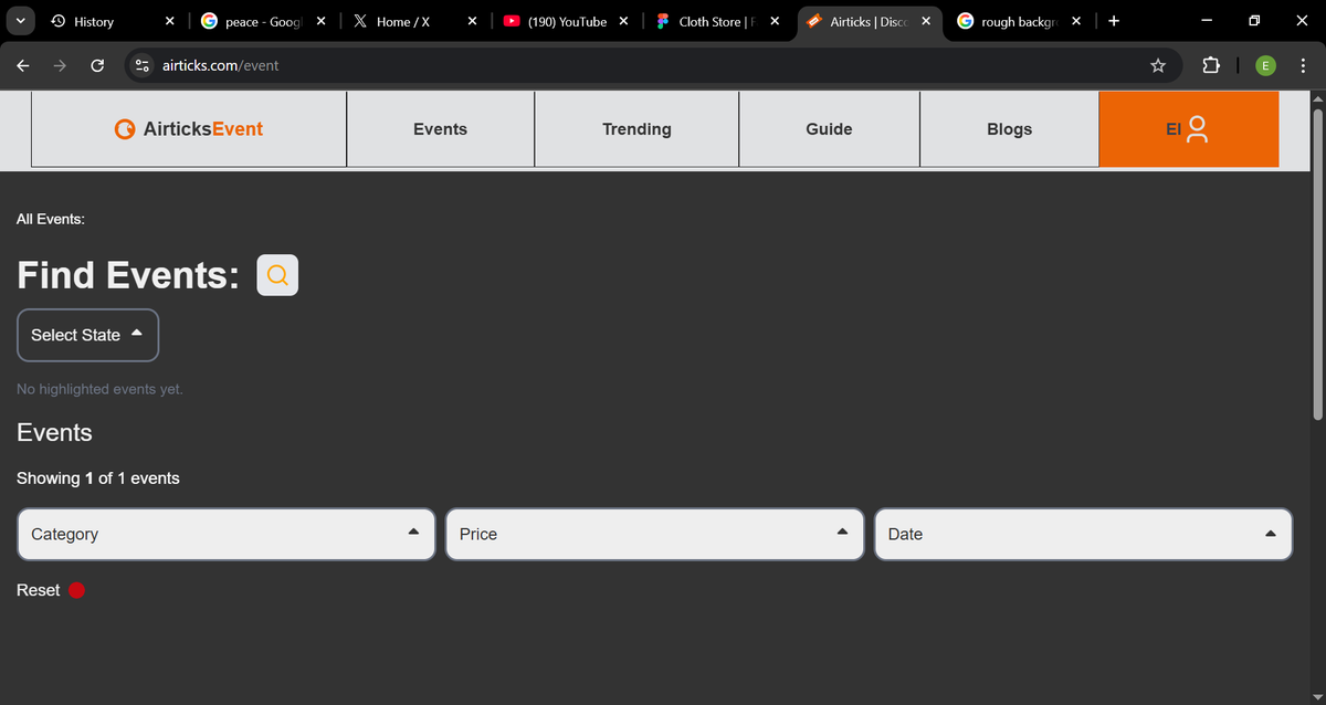 michael_eleke's tweet image. From watching YouTube tutorials to building my own website.
airticks.com is live. 🚀🔥
Your event.
Your tickets.
Your control.

#Airticks #EventTech #NigeriaTech #BuildInPublic 
#StartUp #FrontendDev #experience