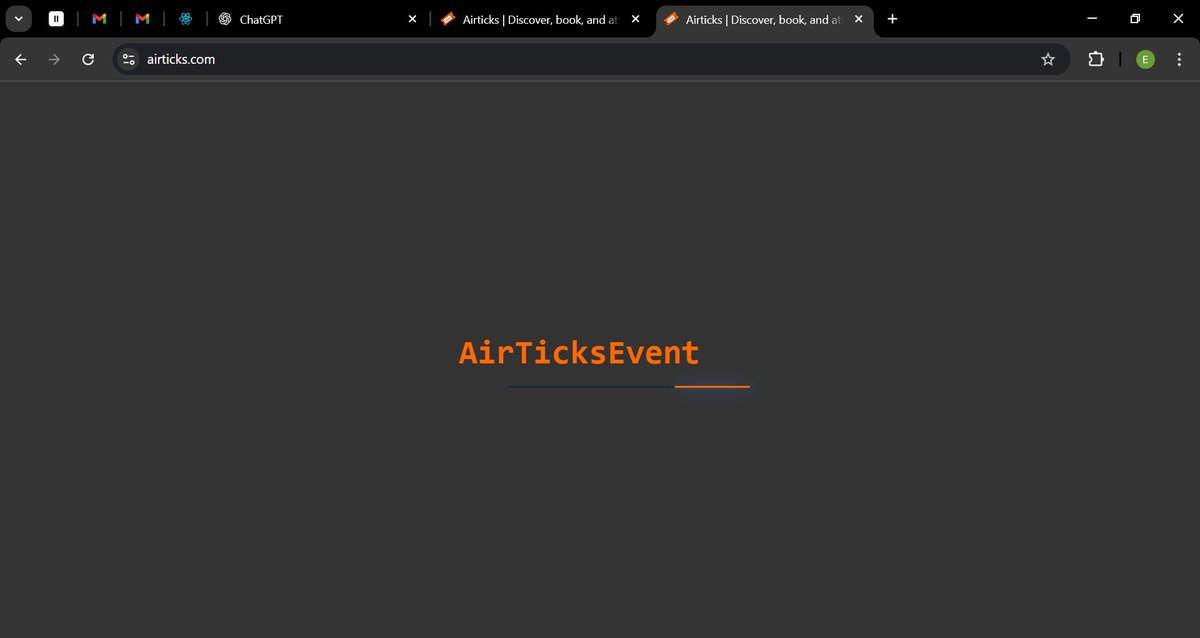 michael_eleke's tweet image. From watching YouTube tutorials to building my own website.
airticks.com is live. 🚀🔥
Your event.
Your tickets.
Your control.

#Airticks #EventTech #NigeriaTech #BuildInPublic 
#StartUp #FrontendDev #experience