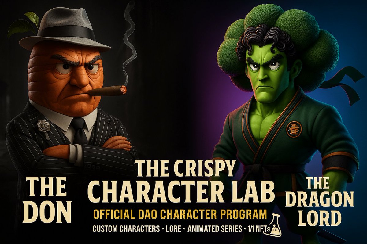 0riginu11's tweet image. The Croutonverse is really coming to life! Top $CJT holders can contribute and become part of the Crispy roster. I just submitted my side character idea. 😄 
@CroutonJonesCJT