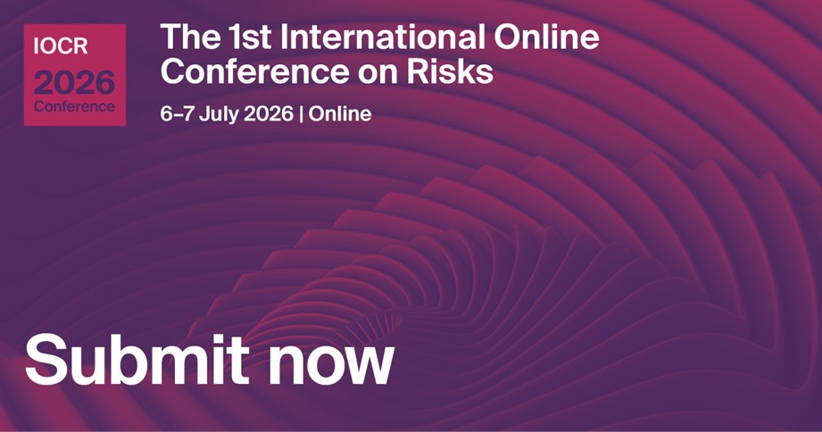 JRFM_MDPI's tweet image. 🎯JRFM_MDPI invites you to submit your abstract to #IOCR2026!

🌐Learn more via: brnw.ch/21wXLII

#RiskManagement #ActuarialScience #Insurance #FinanceRisks