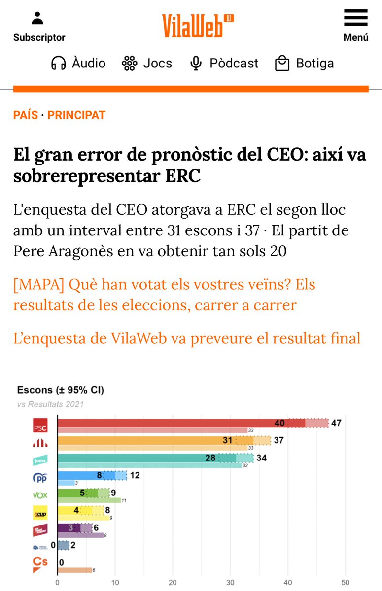 aleixclario's tweet image. (1) El CEO del novembre de 2023 (imatge dreta) donava, mig abans de les eleccions del 12M, 45 diputats al PSC, 34 a ERC i 19 a Junts. Sincerament, posats a utilitzar-ho com a eina partidista, avui esperava una mica més d’imaginació per part dels socialistes. Decepcionant.