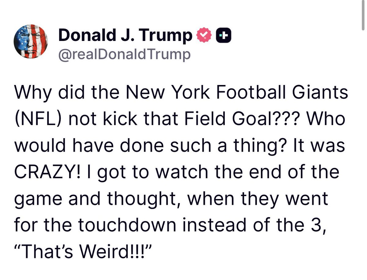 RealFletch17's tweet image. Trump calling out
The NFL ……..
We know why