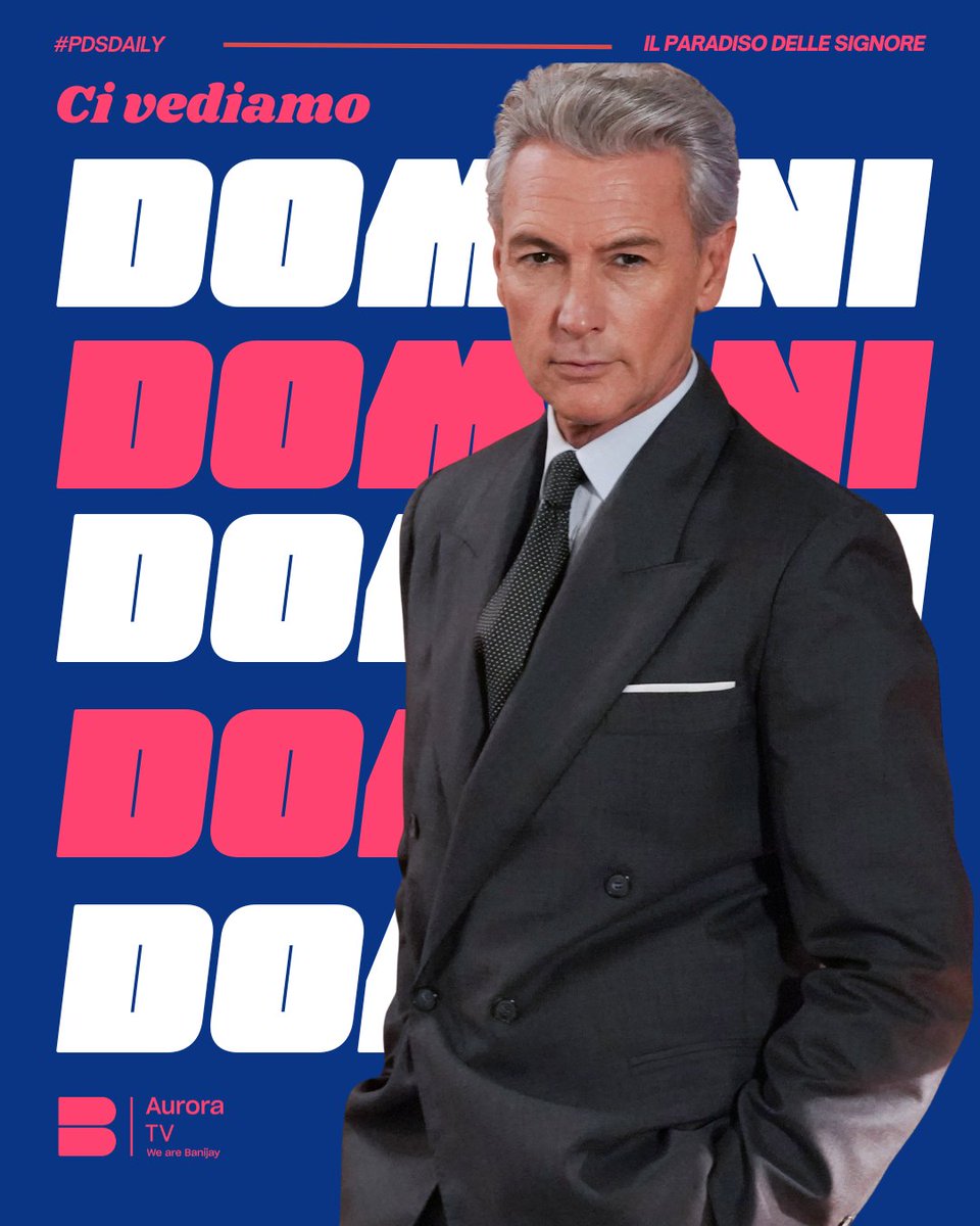 Aggiornamento!! Oggi la puntata de Il paradiso delle signore non andrà in onda. Vi aspettiamo domani alle 16 su Rai1 e RaiPlay.
#PDSdaily #AuroraTV