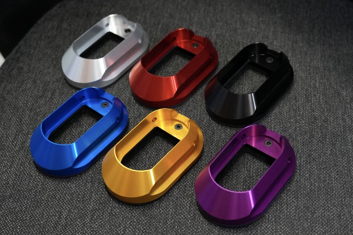 jkarmy_int's tweet image. Revanchist Lim style XL Magwell
For Marui TM Hi-Capa Original Spec 
Polymer Grip Module ✨ 

A definite Choice for Polymer Grip Users ! 

6 Colors Ready at JK !! 

#revanchist #hicapa #ipsc #magwell