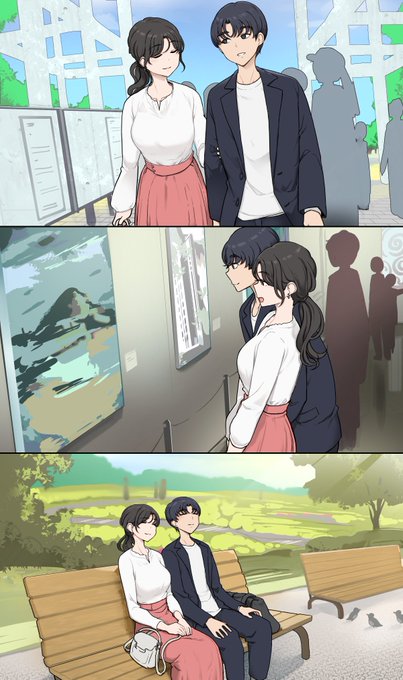 【R-18】お行儀の良いまったりデートをした後にがっつき貪り合い本能交尾 