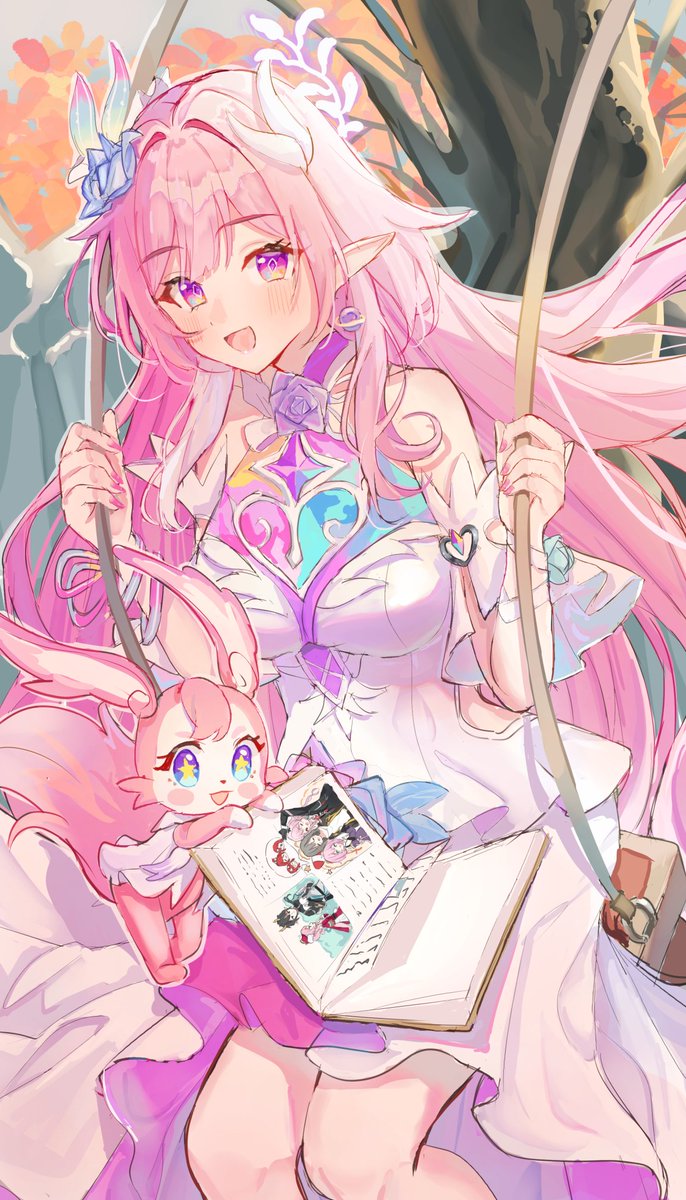 「あたしと一緒に書きましょう？」
#Cyrene #HonkaiStarRail