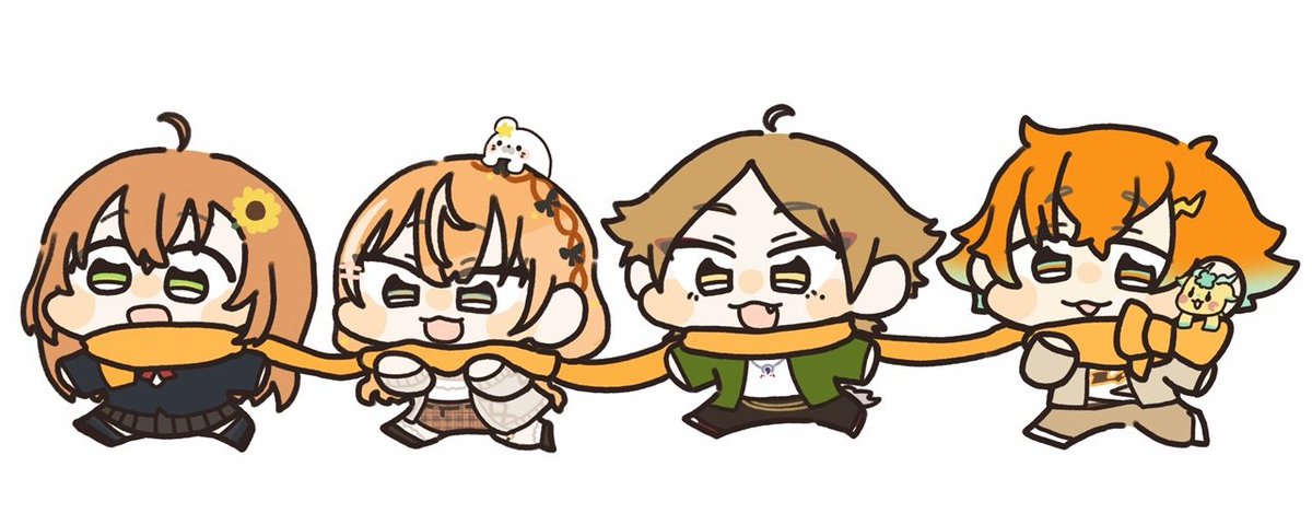 teyoyoru's tweet image. おれんじさんじ🧣🍊
#ひまあーと　#絵画らしぃ　#ウサミアァァァァトゥ　#絵ガク