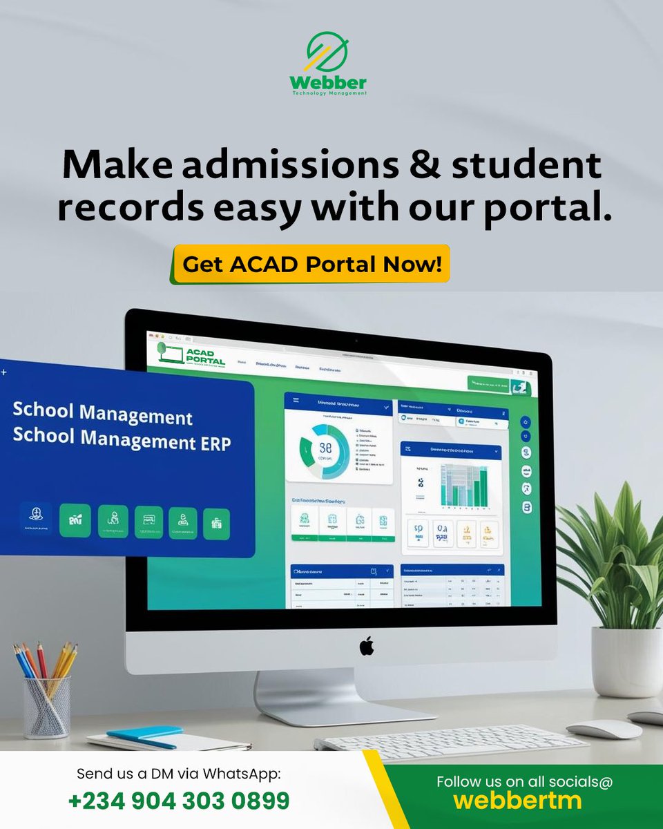 theWebberTM's tweet image. Transform the way your school manages admissions and student records-the future is WebberTM

#webbertm