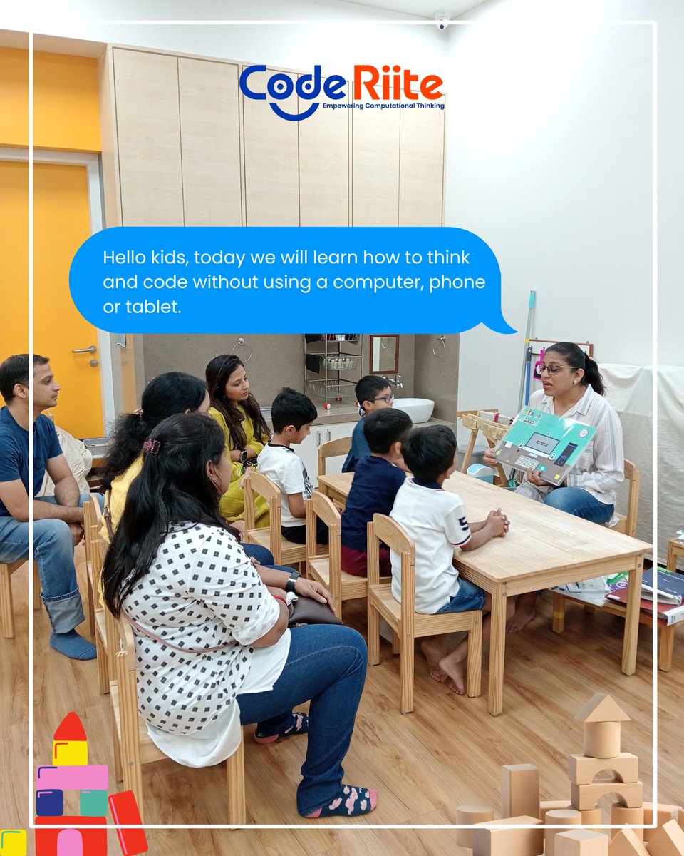 coderiite's tweet image. 🧠 Screen-Free Coding Starts With Thinking — Not Typing
📞 Contact: 9819349505
🌐 Website: coderight.in
📸 Instagram: @coderiite 
[Computational Thinking, Screen-Free Learning, Coding for Kids, Logical Thinking, Code-Riite]

#codingforkids #computationalthinking