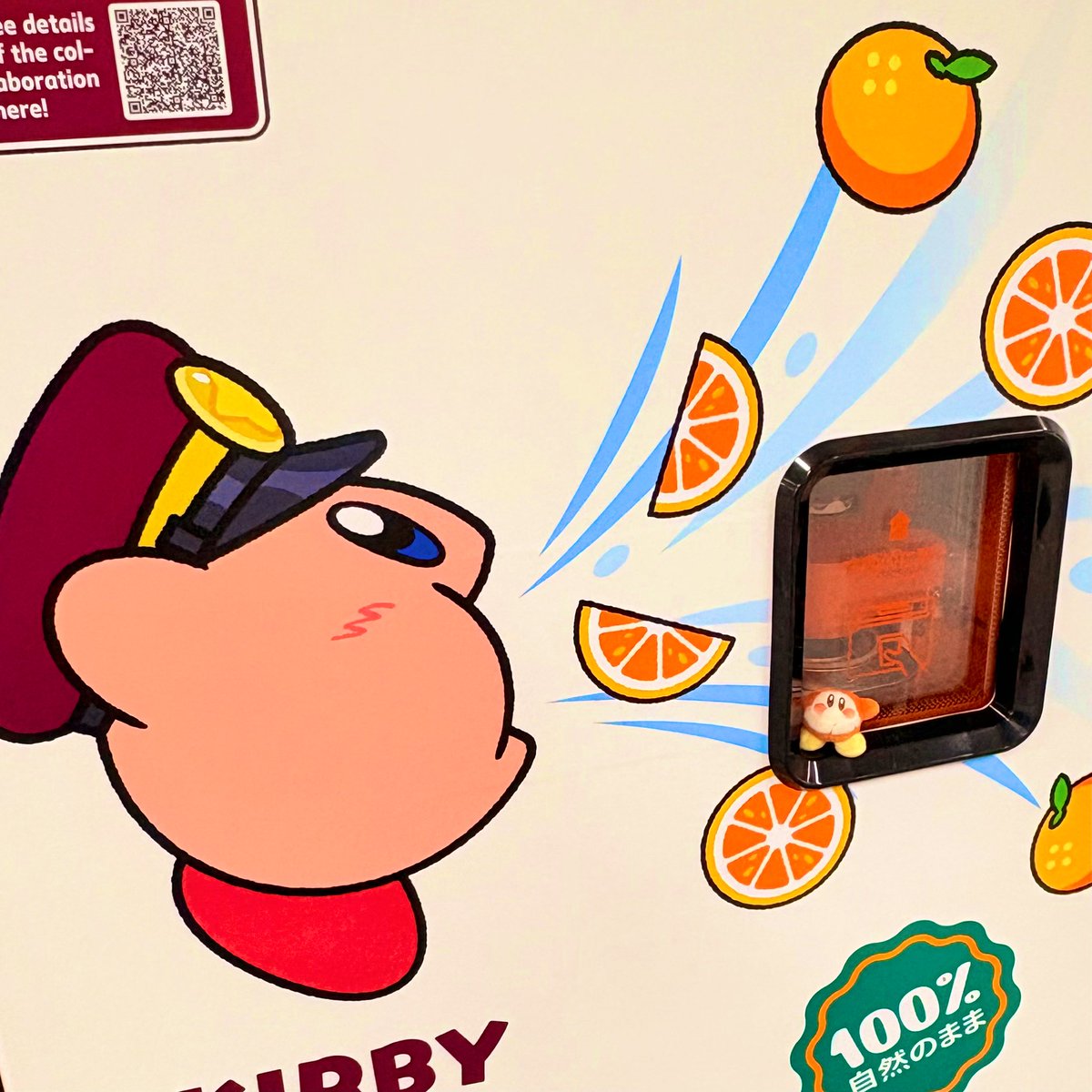 🍊 🚃 🍊 🚃 オレンジジュース〜ごくごく飲もう♫ タイミング合わなく