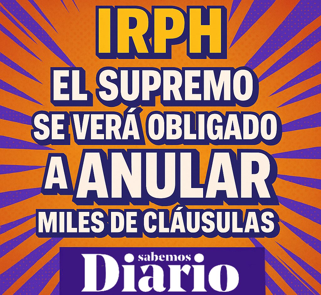 📉💥 Golpe al IRPH: El Supremo podría verse obligado a anular miles de cláusulas hipotecarias.
Muchos bancos tiemblan… y miles de familias esperan justicia.
👉 diariosabemos.com/analisis/irph-…
#IRPH #Hipotecas #CláusulasAbusivas #Justicia #Consumo