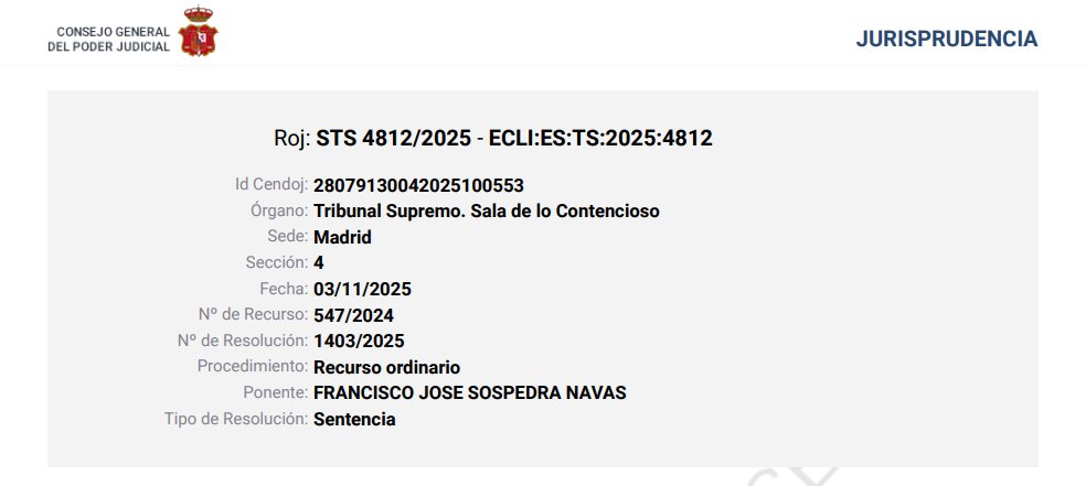 Sentencia de #Tribunal #Supremo sobre:

🔴 Suspensión cautelar de ejecución de Oferta de Empleo Público.

🔴 Porcentajes de reserva de plazas que se ofrecen en turno libre para #PromociónInterna

➡️poderjudicial.es/search/AN/open…

#OPE #cupo #contencioso