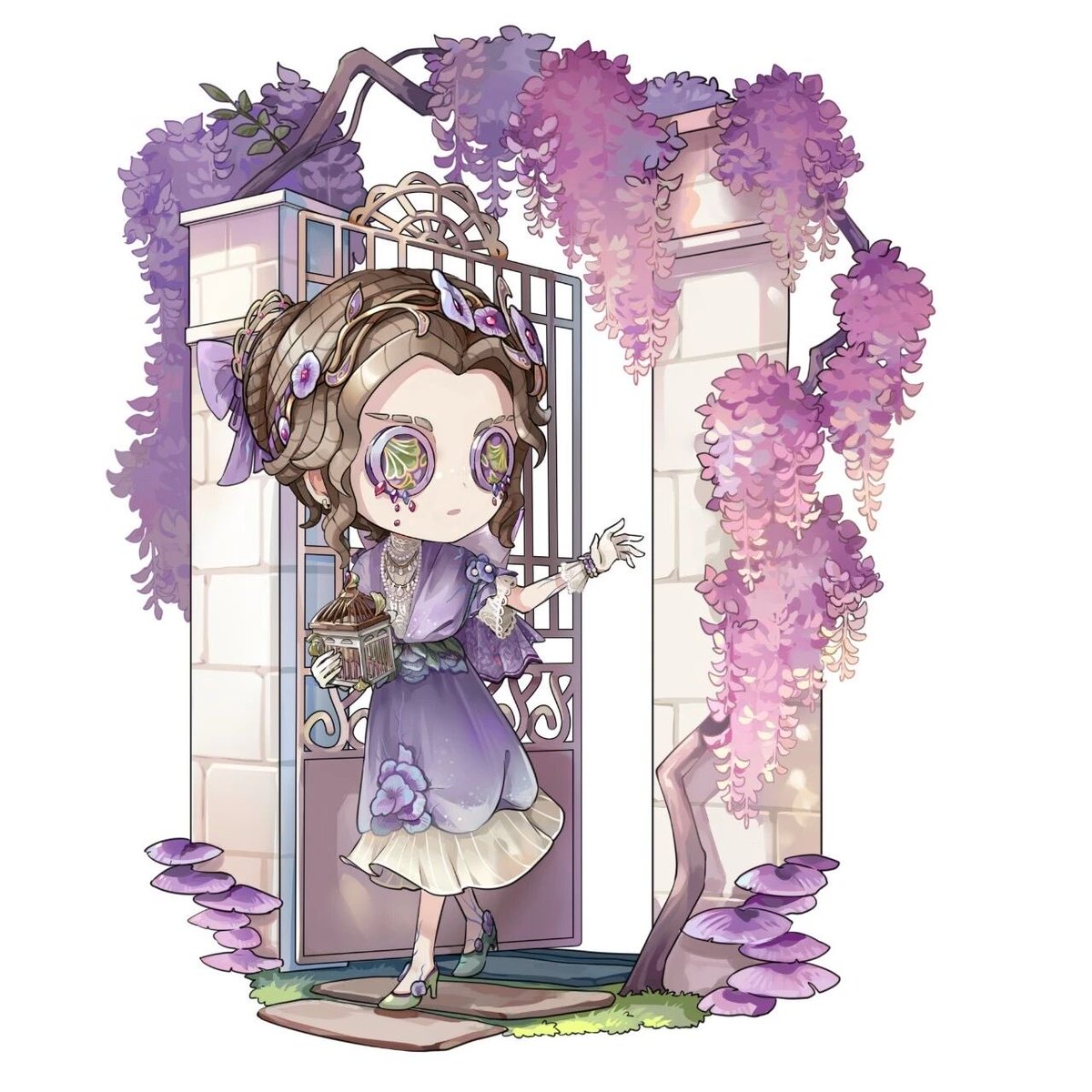 ミニキャライラスト】 ▶︎S40・真髄1 ・女王蜂-UR衣装『記憶の病