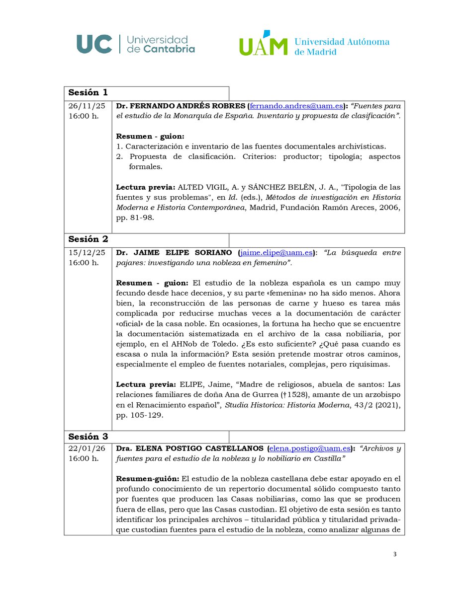 Programa de Doctorado en Historia Moderna UAM-UC tweet media