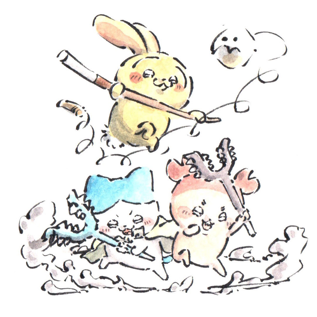 shirobutaz's tweet image. 映画化やったー！！👏
#ちいかわファンアート