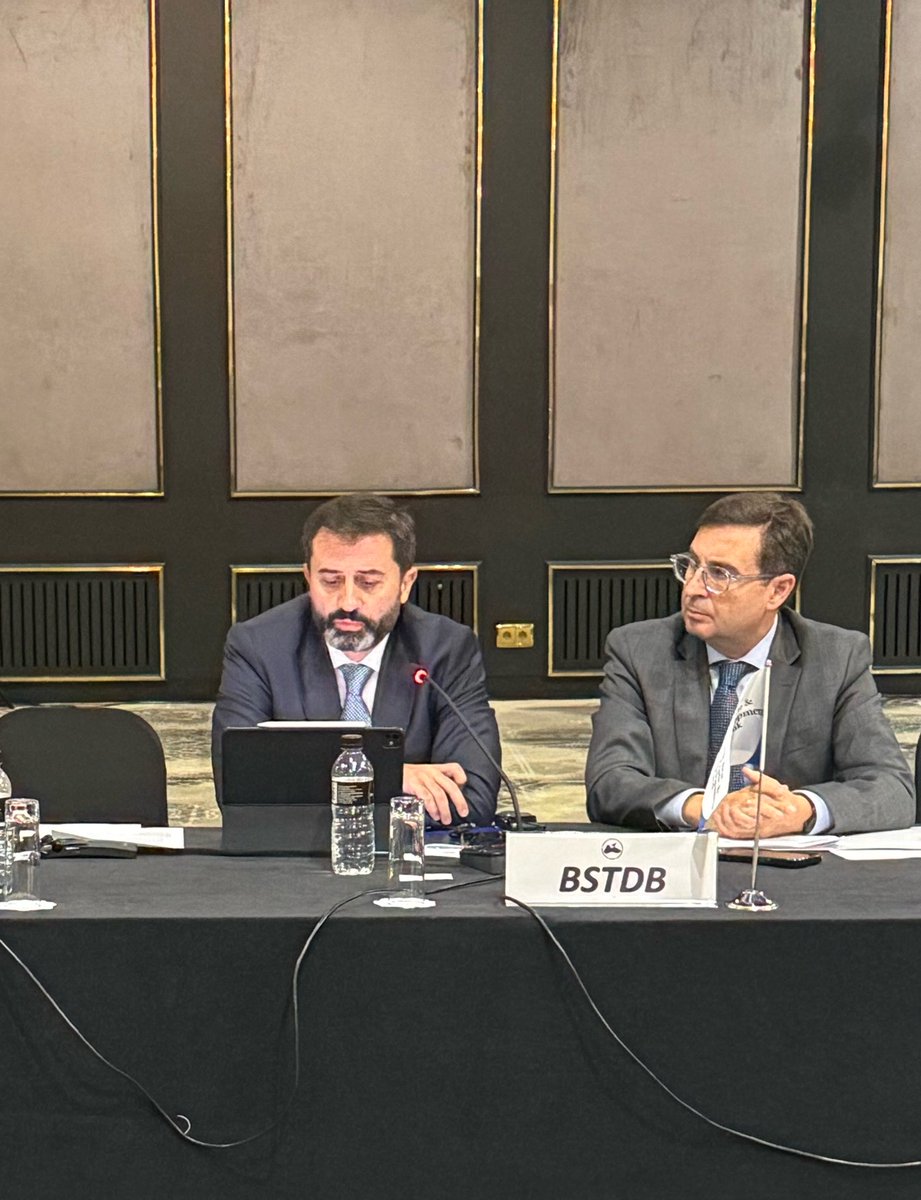 BSTDB's tweet image. Our President Dr. Serhat Köksal joined the 66th @pabsec_org General Assembly in Sofia. 

He highlighted BSTDB’s recent achievements, including: 
🏢 Our new sustainable HQ in Thessaloniki 
✨ A modernised corporate identity
📊 25 new projects approved this year (€555M) across…
