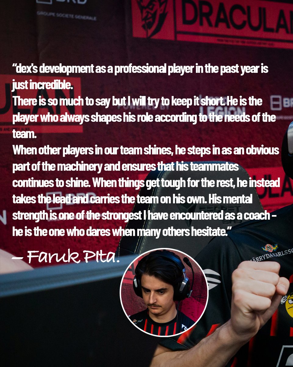 EYEBALLERS's tweet image. It&apos;s hard to describe the weight that some players carries for a team, the things they do that doesnt show in the statistics nor the scoreboard.

Our Sebastian &quot;dex&quot; Samuelsson is one of those players, and persons, that no one outside the team understands how much he does for his…