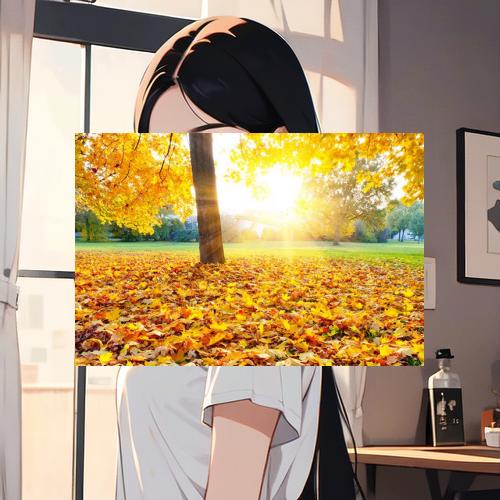 Cherish the sight of a full moon over a lake—bright and reflected, nature’s mirror 🌕🌊​Autumn air crisp.🏵