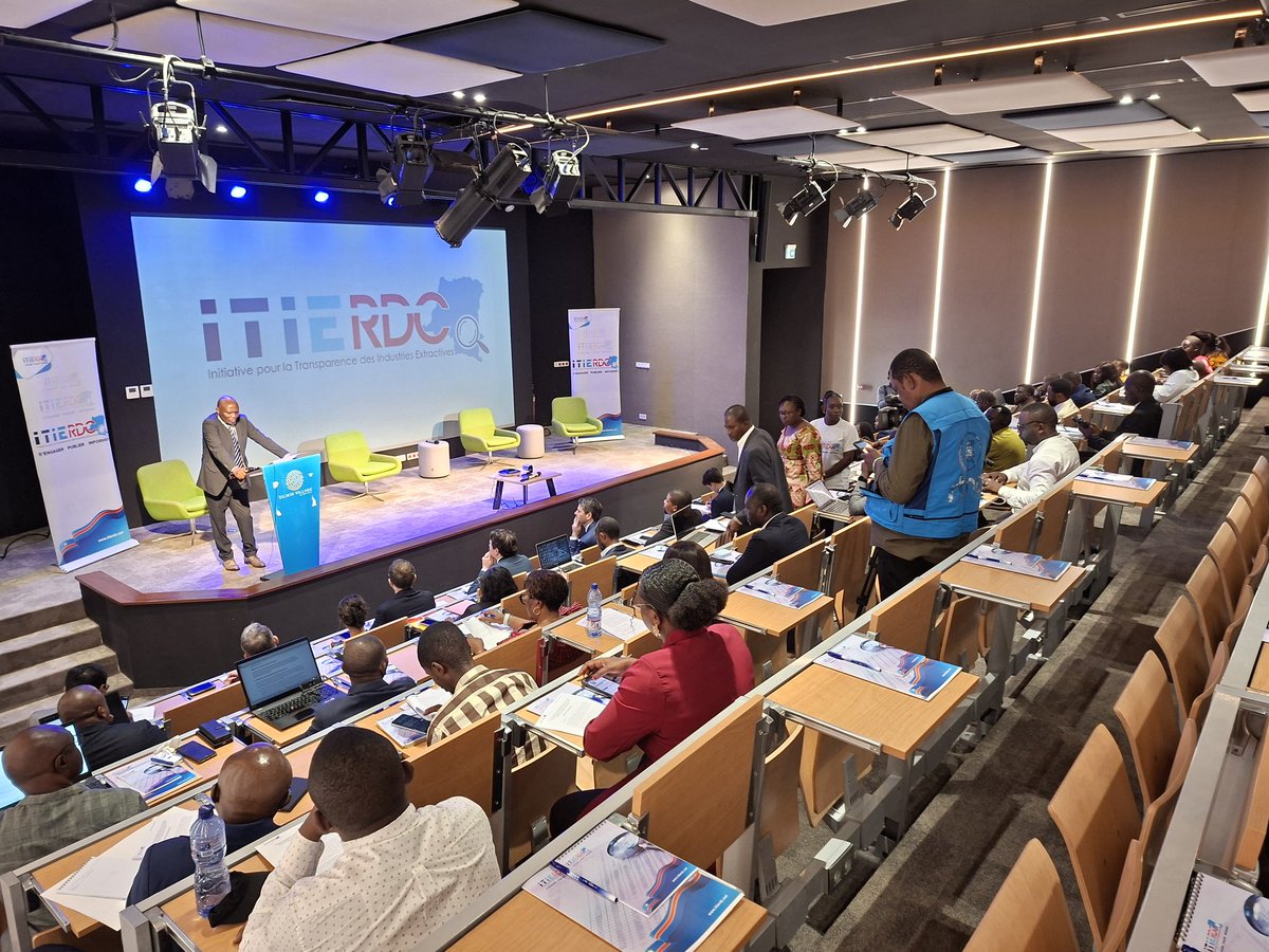 #Kinshasa, 24/11/2025, <a href="/itierdc/">ITIE-RDC</a> organise un atelier de dissémination des rapports sur l’#EMAPE Cu Co et sur l’évaluation des obligations sociaux-enviro. dans le HK &amp; le Lualaba. Présence des délégués de <a href="/EITIorg/">EITI International</a> et d’un représentant du <a href="/BelgiumMFA/">🇧🇪 Belgium MFA</a>, bailleur de ces études. 🇨🇩