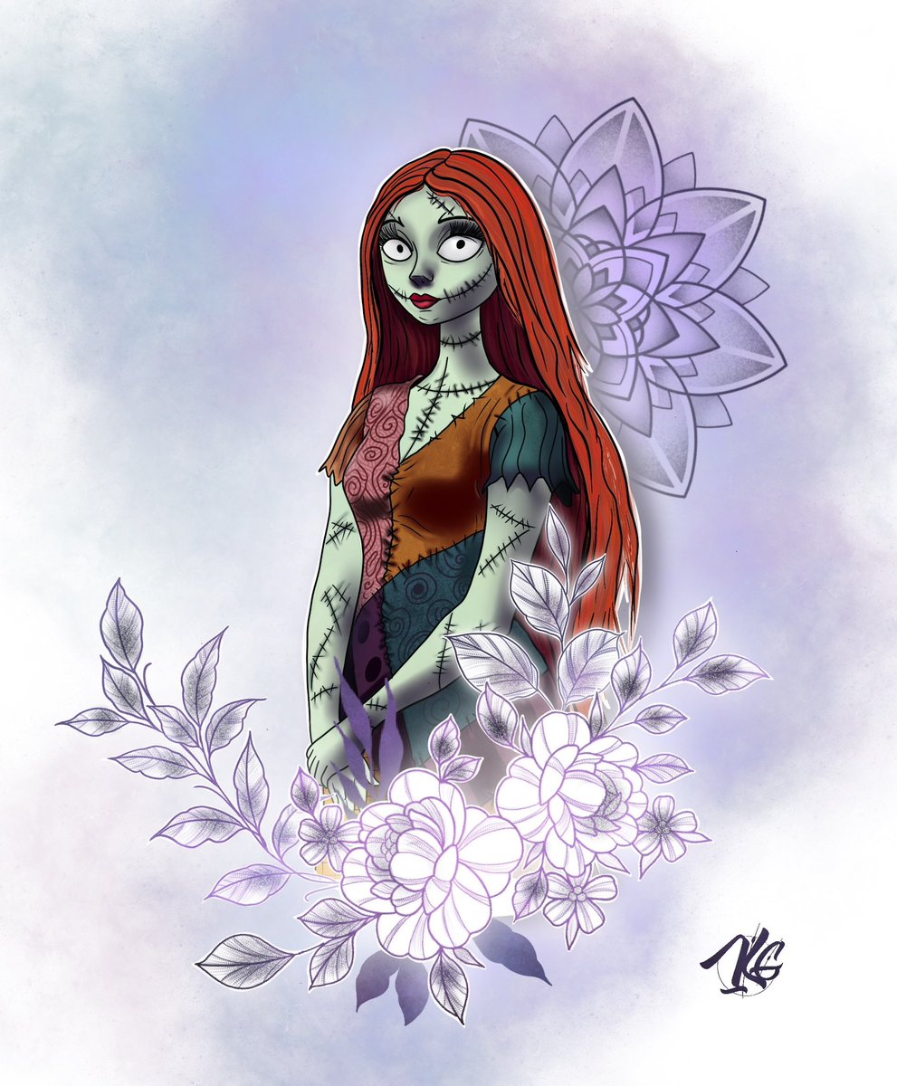 KalikaGraphisme's tweet image. Nouvelle illustration Sally #thenightmarebeforechristmas #illustrationart #fanart #Geek