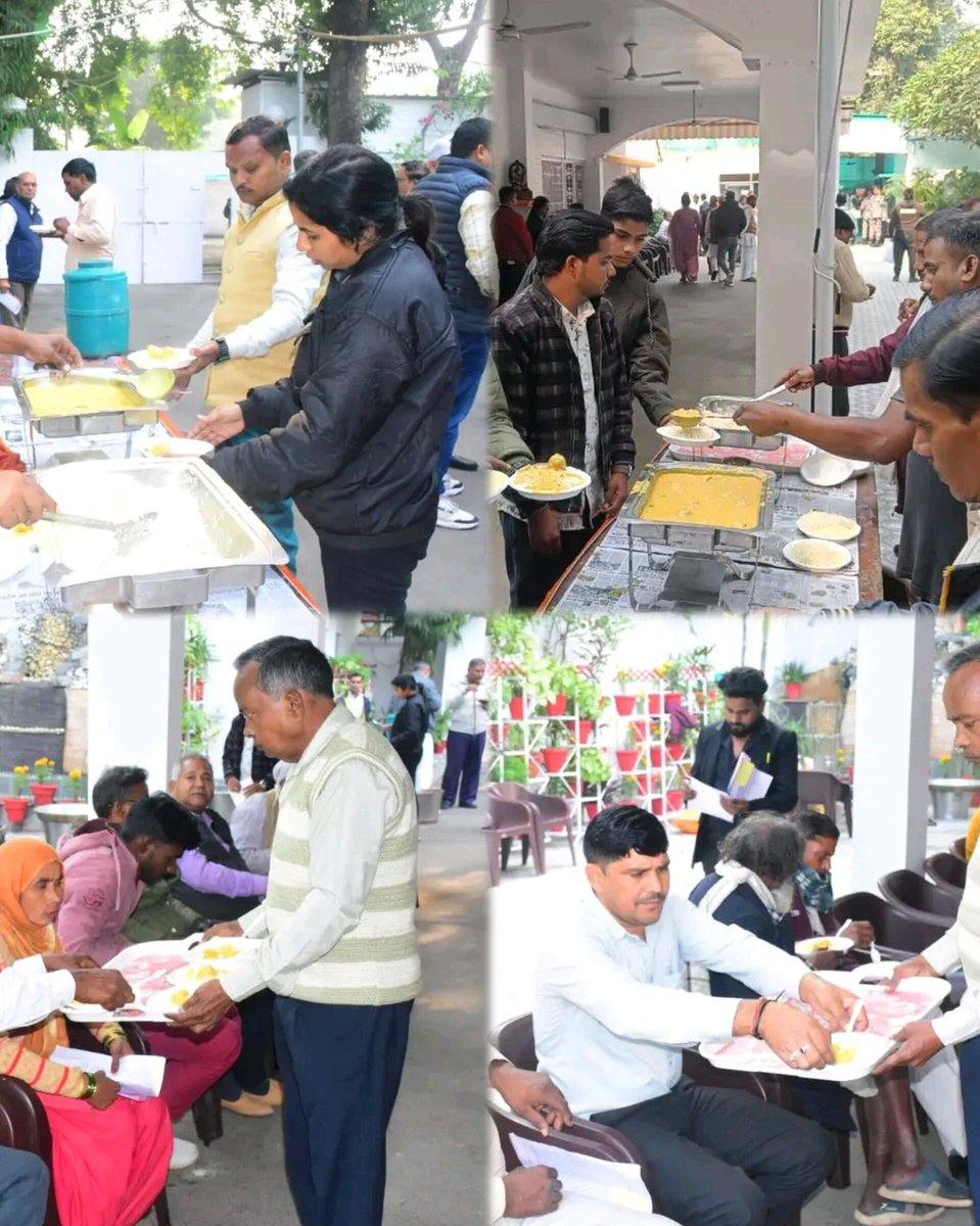 प्रदेश के यशस्वी उपमुख्यमंत्री मा० श्री ब्रजेश पाठक जी के आवास पर जनसुनवाई कार्यक्रम में विभिन्न जनपदों से आए हृदयप्रिय जनमानस बंधु "प्रसाद ग्रहण" करते हुए। <a href="/brajeshpathakup/">Brajesh Pathak</a>
#Brajeshpathak #24NOV2025