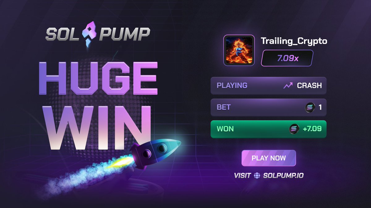 Trailing_Crypto's tweet image. Bored &amp;amp; spending some sol on rockets.

solpump.io/a/IBUXWTN3

If you register on Solpump through my link i will do a special giveaway later down the road.

Will notify next time i go live there so we can have some fun.

Use my code to get the airdrop: IBUXWTN3

#NFA #DYOR