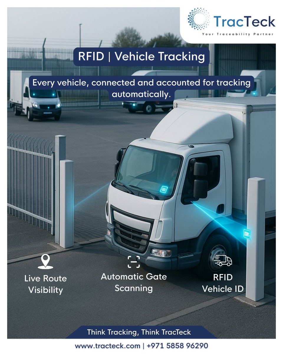 TracTeck_Hub's tweet image. 📞 Contact Us Today: +971 5858 96290
✉️ Email: hello@tracteck.com
🌐 Visit: tracteck.com#TracTeck #VehicleTracking #RFIDSolutions #FleetManagement #SmartLogistics #AssetTracking #AutomationTech #SupplyChainVisibility #GateAutomation #IoTTracking #LogisticsInnovation