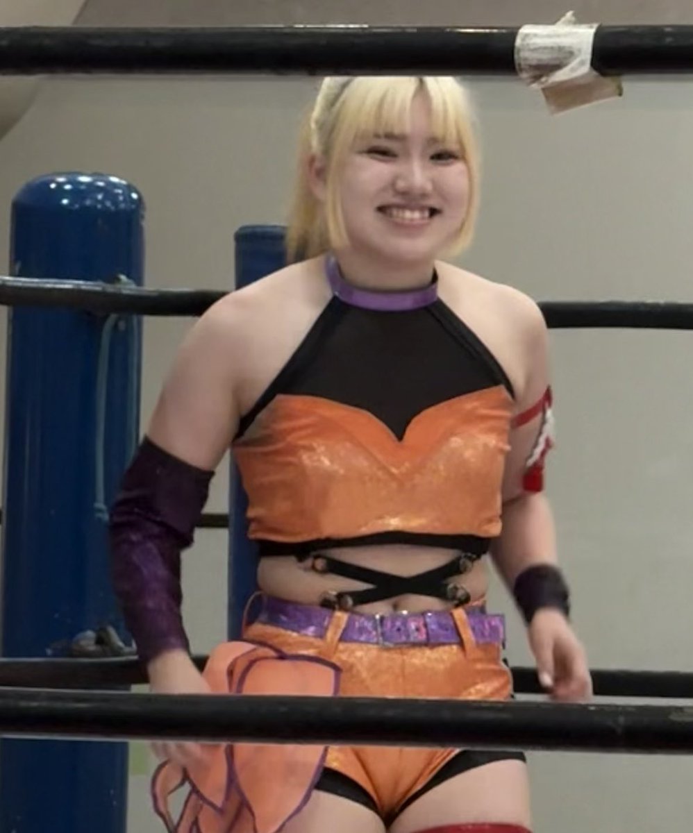 千花ちゃんの良い笑顔が撮れてました☺️ #七瀬千花 #tjpw