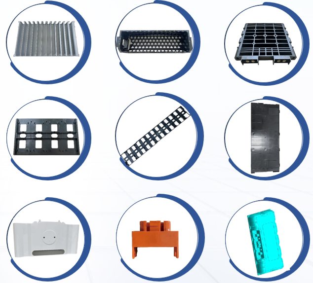 qian_travi79207's tweet image. #Lightweight #BatteryEnclosure #BatteryModule
Battery Module Components:
◆Bracket/division plate/end plate series, 280 air cooling panel/side cover/terminal base
