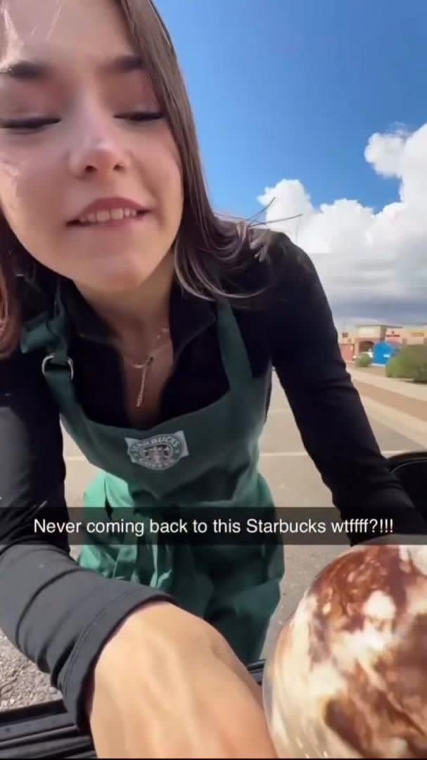 mutederror's tweet image. You’re down bad if you’ve seen her v!ral Starbucks v!d 😭💀

 🎥 in thread