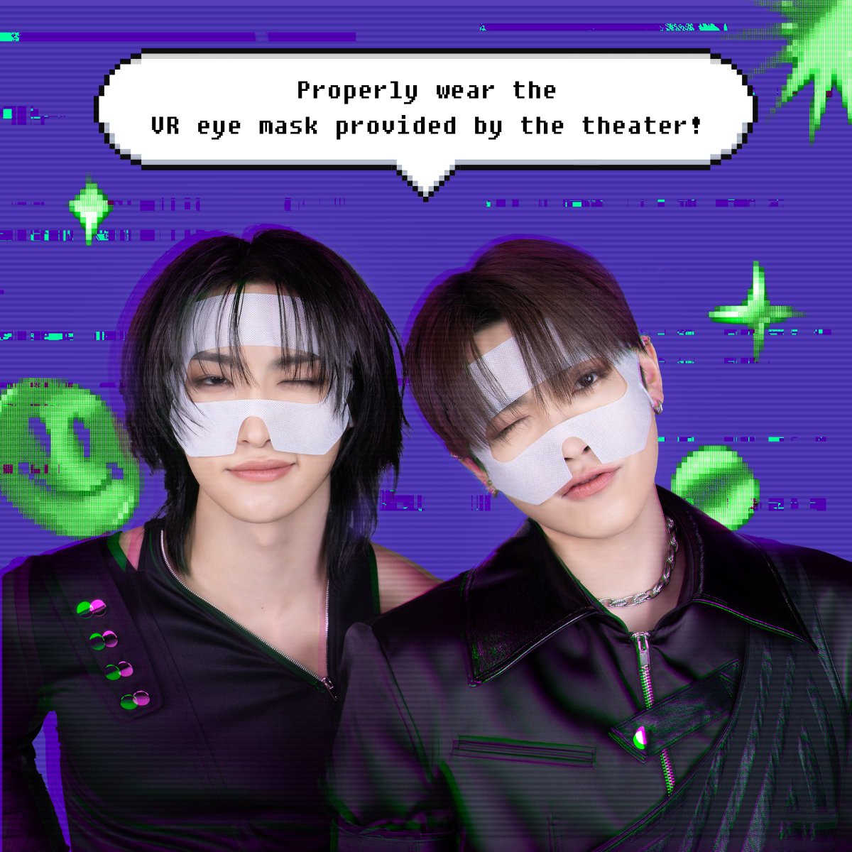 AMAZE_VR's tweet image. &amp;lt;ATEEZ VR CONCERT : LIGHT THE WAY&amp;gt;

📢#VRConcert Viewing Guidelines Presented by #ATEEZ✅

1️⃣Properly wear the eye mask👀
2️⃣Lower the headset strap to 90 degree position🥽
3️⃣Adjust the headset strap to fit your head✨
4️⃣Do not touch the lenses🙅🏻‍♀️

🔗ATEEZ-VRCONCERT.COM…