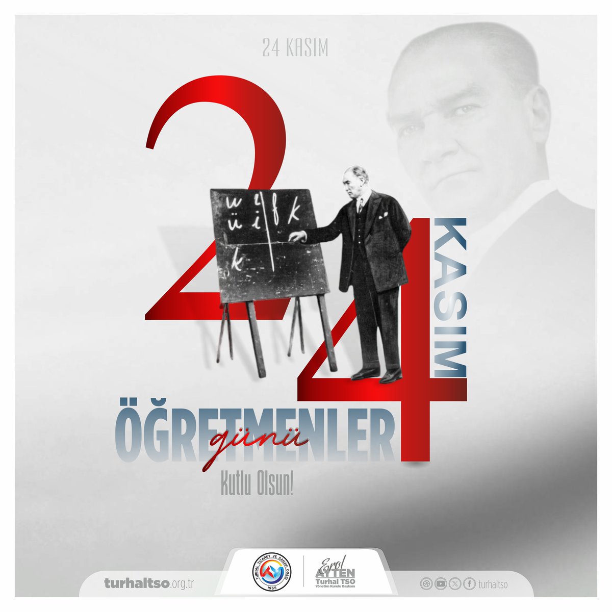 Milletimizin istikbalini emanet ettiğimiz gençlerimizi yetiştiren sevgili öğretmenlerimize şükranlarımı sunuyorum. Başta Başöğretmen Atatürk olmak üzere tüm öğretmenlerimizin #24Kasım #ÖğretmenlerGünü’nü kutluyor, şehit öğretmenlerimizi rahmetle anıyorum. 🇹🇷