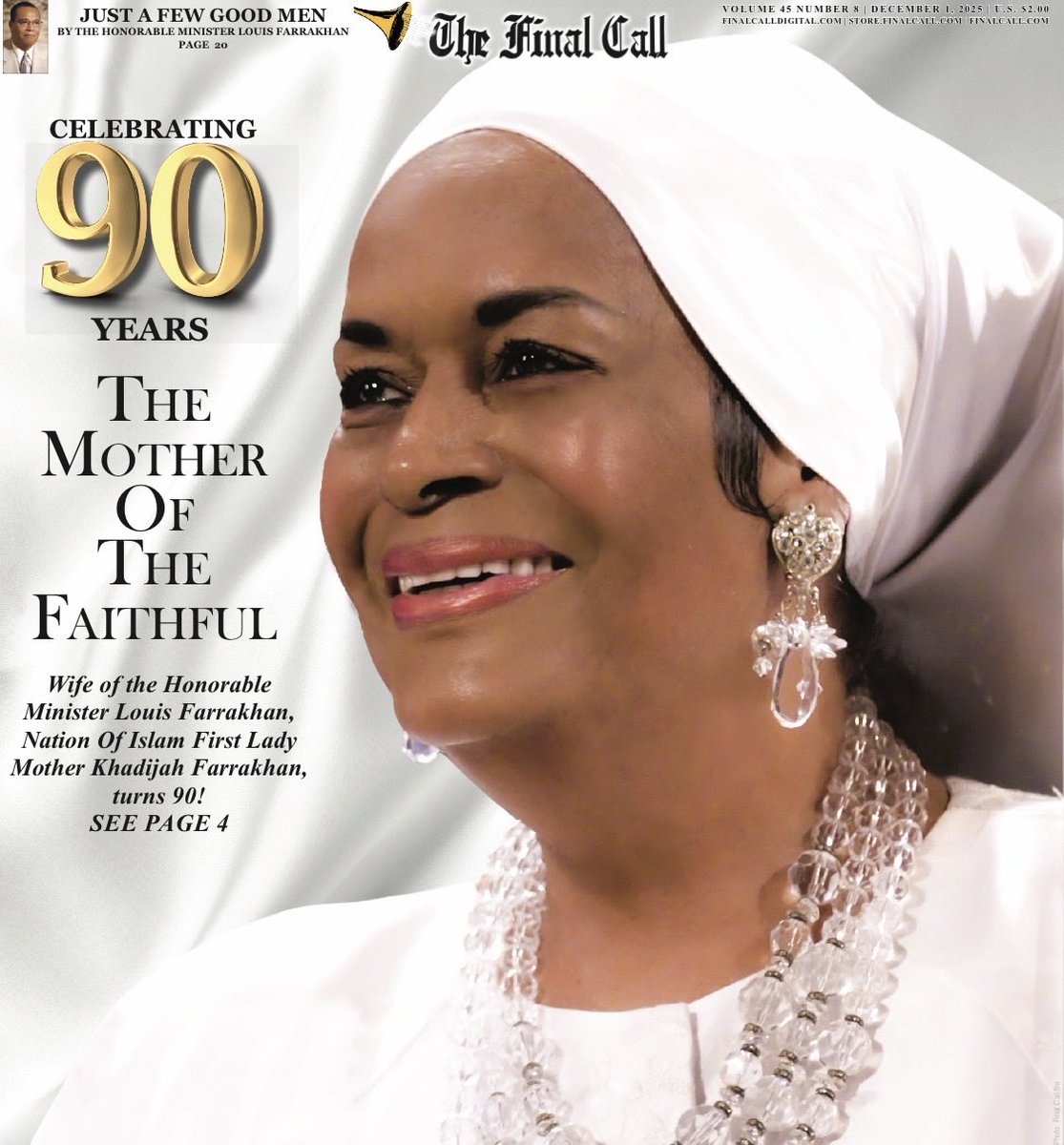 fontainedeon's tweet image. Peace and The Invincible Truth Keeps Marching On. 

Long Live Our Beloved Mother Khadijah Farrakhan.

The Wife of Our Beloved, The Honorable Minister Louis Farrakhan and The First Lady of Our Great NOI

Long Live The Eternal Father Of Our Great NOI &amp;amp;The Hon Min Louis Farrakhan