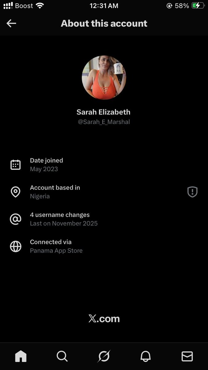 TimeCube's tweet image. Thanks again to @nikitabier, what I don’t understand is the Panama App Store for a Nigeria based account but I’m sure the end goal is to receive sexy pics for donating to her “sons” “cancer”.

@grok please think harder and weigh location of account before putting in For You feed.