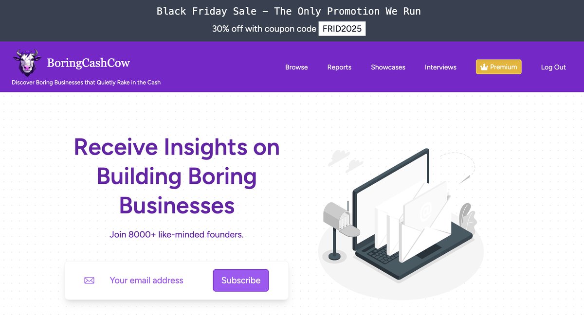 黑色星期五即将到来！

我们全年唯一推出的促销活动现已开始——千万不要错过！