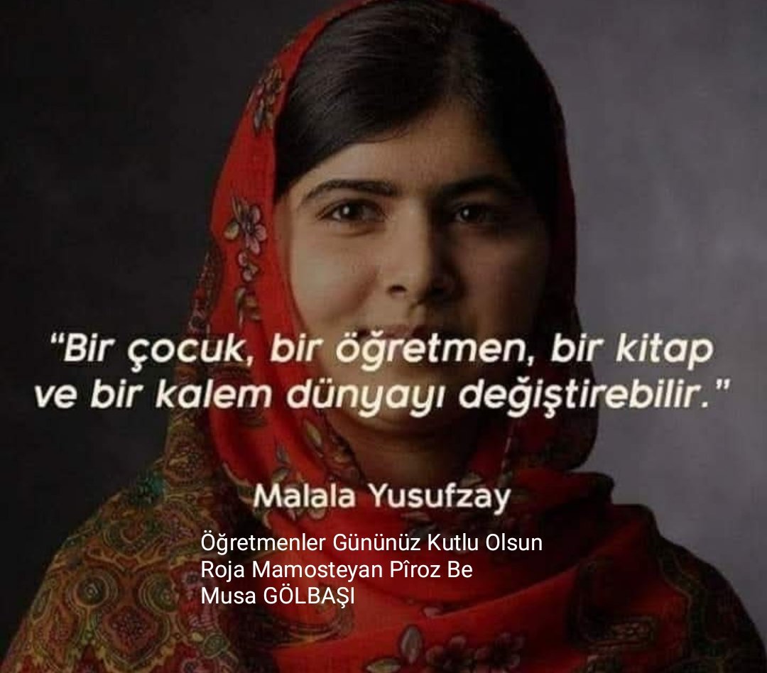 Öğretmenler Gününüz Kutlu Olsun 
Roja Mamosteyan Pîroz Be