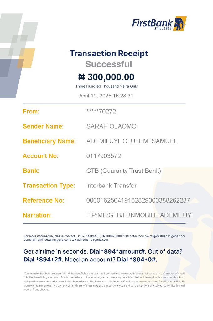 itsclassicsarah's tweet image. IBADAN AGENT HAS DONE IT AGAIN!!!!!!!!!!!! HELP!😭😭

I didn’t want to bring this online… but at this point, I have no choice.
My heart is heavy while typing this because this situation has drained me emotionally, financially, and mentally.

In April 2025, I paid ₦300,000 to an…
